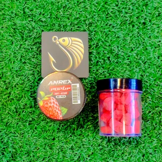 بویله ماهیگیری برند آنرکس مدل پاپ آپ طعم توت فرنگی طرح ذرت