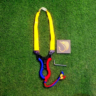 تیرکمان طبیعت گردی فلزی تک گش همراه با آچر ال