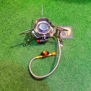 اجاق گاز تک شعله سه پر جرقه زن دار طبیعت گردی و کمپینگ