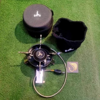 اجاق گاز تک شعله چهار پر جرقه زن دار طبیعت گردی و کمپینگ برند BERG