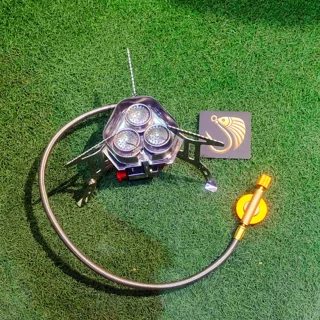 اجاق گاز سه شعله سه پر جرقه زن دار طبیعت گردی و کمپینگ