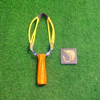 تیر کمان طبیعت گردی فلزی دسته طرح چوب سه کش