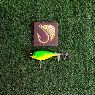 لور دم چرخان دو تیکه top water ماهیگیری برند کایدا  8.5سانت 11گرم