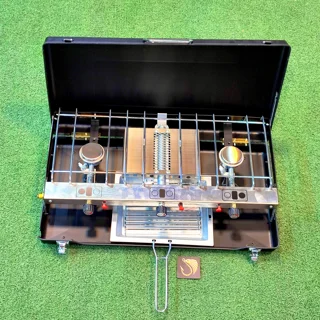 اجاق گاز دو شعله  فر دار طبیعت گردی و کمپینگ