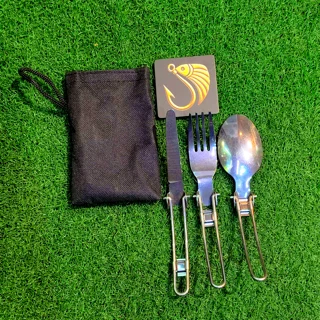 ست قاشق چنگال کارد طبیعت گردی و کمپینگ استیل تا شو