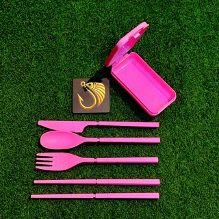 ست قاشق چنگال کارد گیاهی طبیعت گردی و کمپینگ