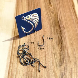 قلاب ماهیگیری برند vmc مدل پایه کوتاه پشت خاردار سایز 0.2