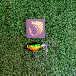 لور دم چرخان دو تیکه top water ماهیگیری برند کایدا  8سانت 11گرم کد 103