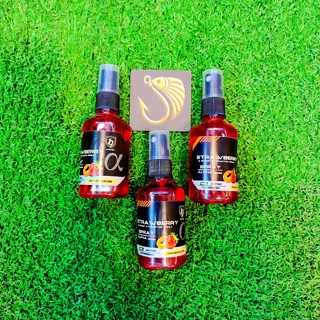 اسپری اترکتور ماهیگیری برند آنزو با اسانس توت فرنگی و میگو حجم 80ML