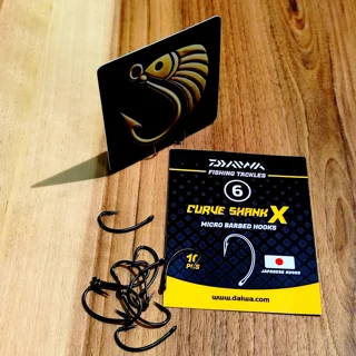 قلاب ماهیگیری برند دایوا مدل کروشانک سایز 6