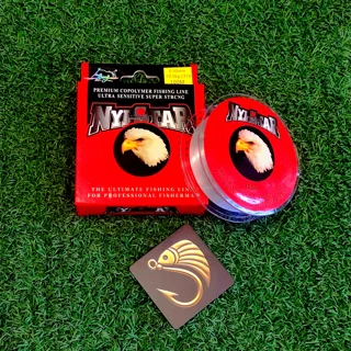 نخ ماهیگیری برند هانگ ژیانگ مدل NYLSTAR  متراژ 100 متر سایز 0.30