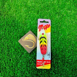 قاشقک ماهیگیری برند مپس طرح سفید زرد قرمز 26 گرم