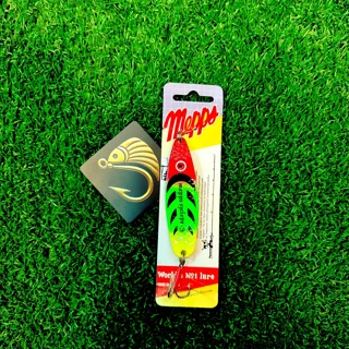 قاشقک ماهیگیری برند مپس طرح  قرمز سبز زرد 26 گرم