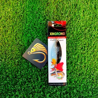 قاشقک ماهیگیری برند ژینگ رانگ طرح سفید مشکی 18 گرمی