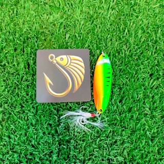 قاشقک ماهیگیری برند بندائو طرح رنگین کمانی ببری 25 گرمی