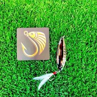 قاشقک ماهیگیری برند بندائو طرح نقره ای 25 گرم