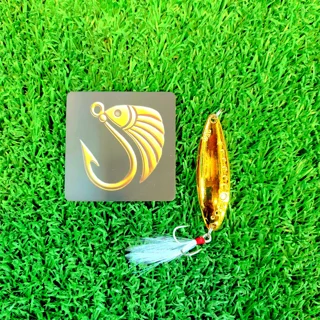 قاشقک ماهیگیری برند بندائو طرح طلایی 25 گرم