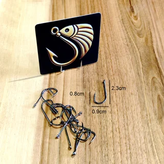 قلاب ماهیگیری برند موستاد پایه بلند پشت خاردار سایز 4