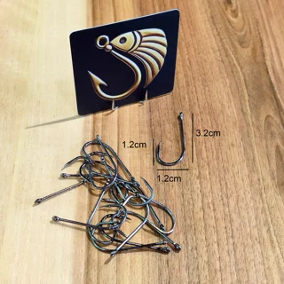 قلاب ماهیگیری برند یوولا مدل پایه بلند پشت خاردار سایز 0.1