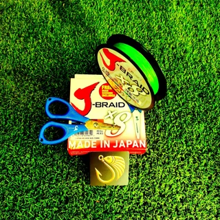 نخ ماهیگیری برند دایوا مدل ابریشم 8 لایه سایز 0.25 متراژ150 متر همراه قیچی براید بر