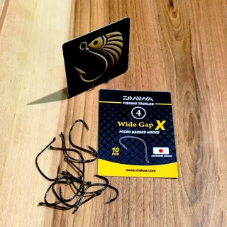 قلاب ماهیگیری برند دایوا مدل وایت گپ تهاجمی سایز 4