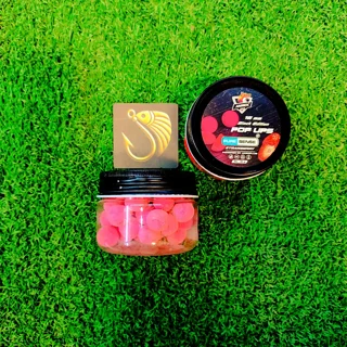 بویله ماهیگیری برند آنزو مدل پاپ آپ طعم توت فرنگی سایز 16 ML