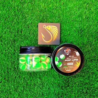 بویله ماهیگیری برند آنزو مدل پاپ آپ طعم سیر شاهدانه سایز 16 ML