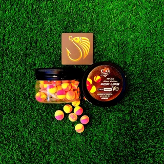 بویله ماهیگیری برند آنزو مدل پاپ آپ طعم ذرت توت فرنگی سایز 16 ML