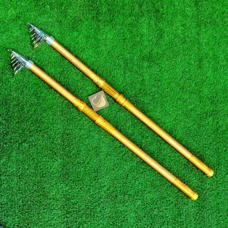 لنسر یا چوب ماهیگیری تلسکوپی دسته عصایی برند هانگ ژیانگ مدل فایو استار سایز 420 سانت