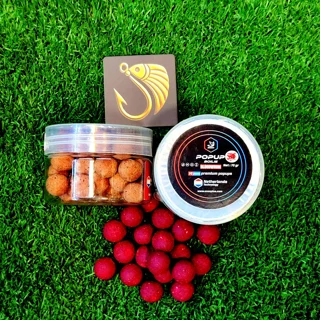 بویله ماهیگیری برند آنزو مدل پاپ آپ طعم کرم خونی سایز 16 ML